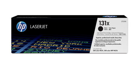 HP 131X High Yield Black Original LaserJet Toner Cartridge (CF210X)