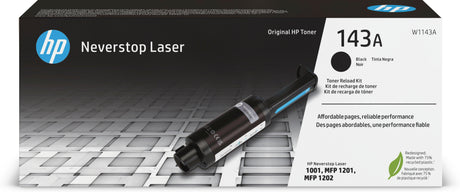 HP 143A Black Original Neverstop Toner Reload Kit (W1143A)
