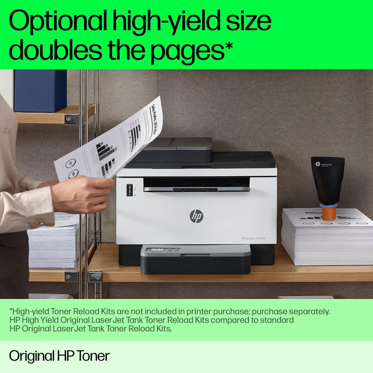 HP 143A Black Original Neverstop Toner Reload Kit (W1143A)