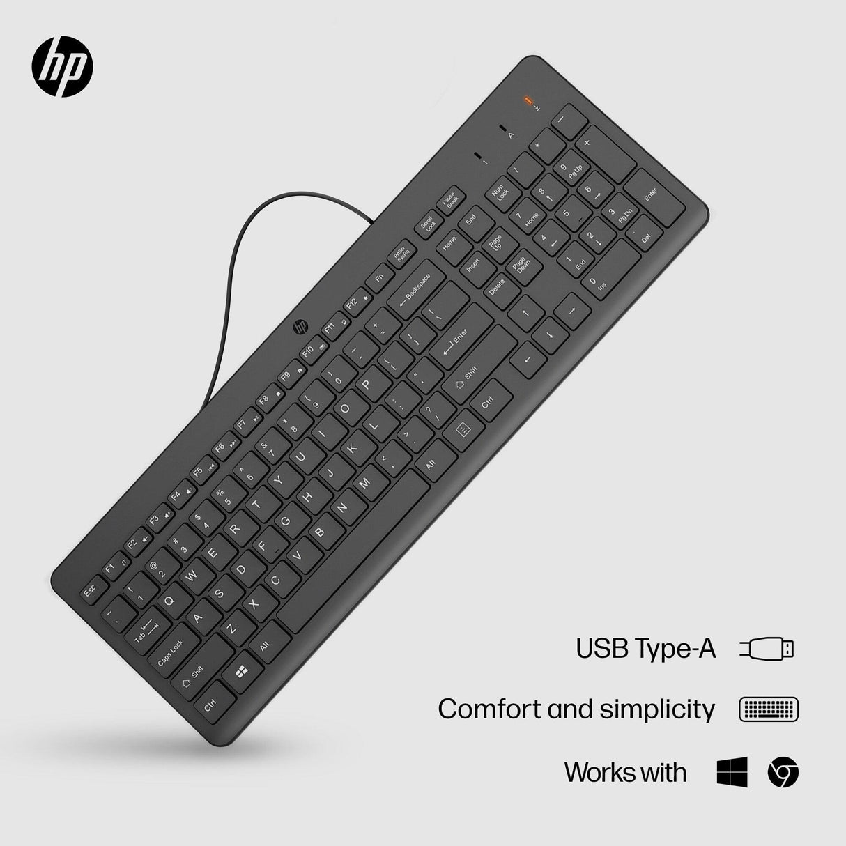 HP 150 Wired Keyboard (664R5AA)