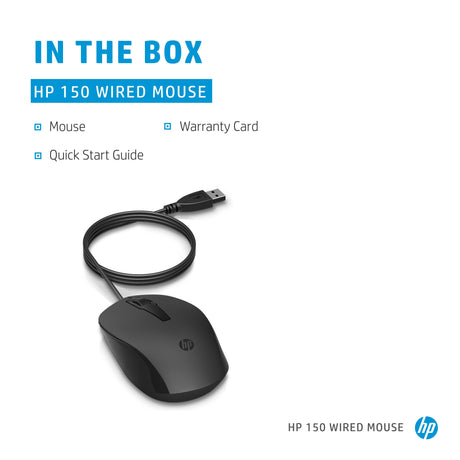 HP 150 Wired Mouse (240J6AA)