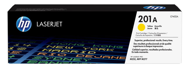 HP 201A Yellow Original LaserJet Toner Cartridge (CF402A)