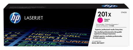 HP 201X High Yield Magenta Original LaserJet Toner Cartridge (CF403X)