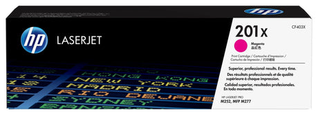 HP 201X High Yield Magenta Original LaserJet Toner Cartridge (CF403X)
