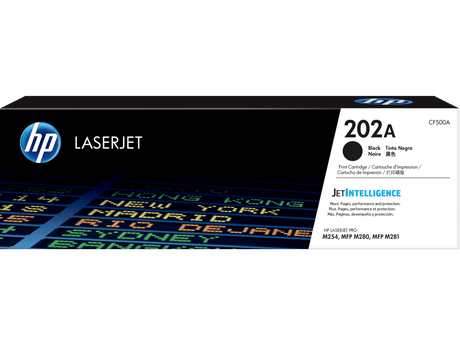 HP 202A BLK LASERJET TONER 1.4K FOR M254DW M254NW M280NW M281FDN M281FDW