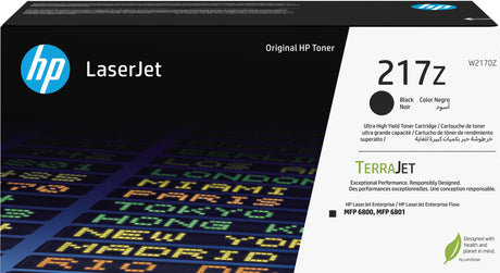 HP 217Z Ultra High Yield Black Original LaserJet Toner Cartridge (W2170Z)