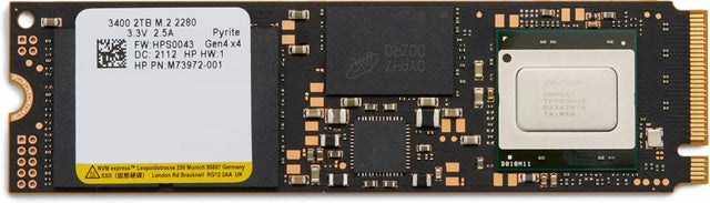 HP 2TB PCIe-4x4 NVMe TLC M.2 Solid State Drive (6D8L6AA)