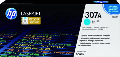 HP 307A Cyan Original LaserJet Toner Cartridge (CE741A)