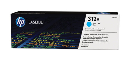 HP 312A Cyan LaserJet Toner Cartridge (CF381A)