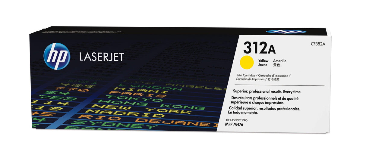 HP 312A Yellow LaserJet Toner Cartridge (CF382A)