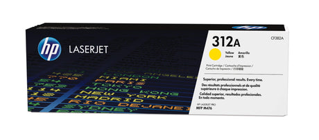 HP 312A Yellow LaserJet Toner Cartridge (CF382A)