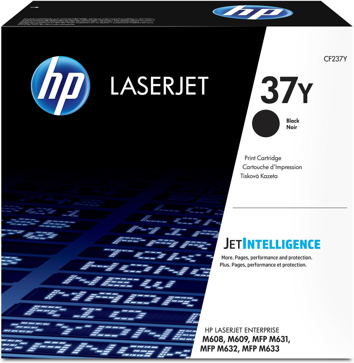 HP 37Y Extra High Yield Black Original LaserJet Toner Cartridge (CF237Y)