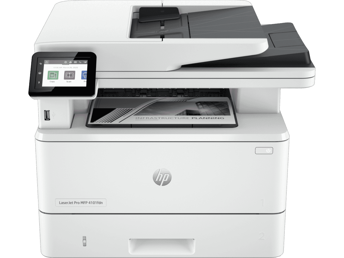 HP 4101FDN Laser MFP with Extra Tray [2Z618F-TRAY]