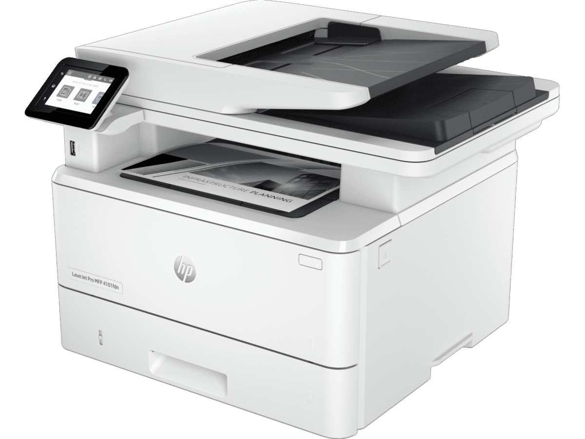 HP 4101FDN Laser MFP with Extra Tray [2Z618F-TRAY]