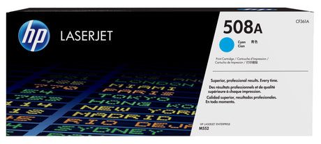 HP 508A Cyan Original LaserJet Toner Cartridge (CF361A)