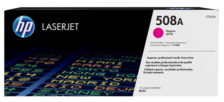 HP 508A Magenta Original LaserJet Toner Cartridge (CF363A)