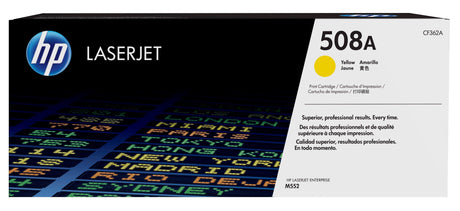 HP 508A Yellow Original LaserJet Toner Cartridge (CF362A)