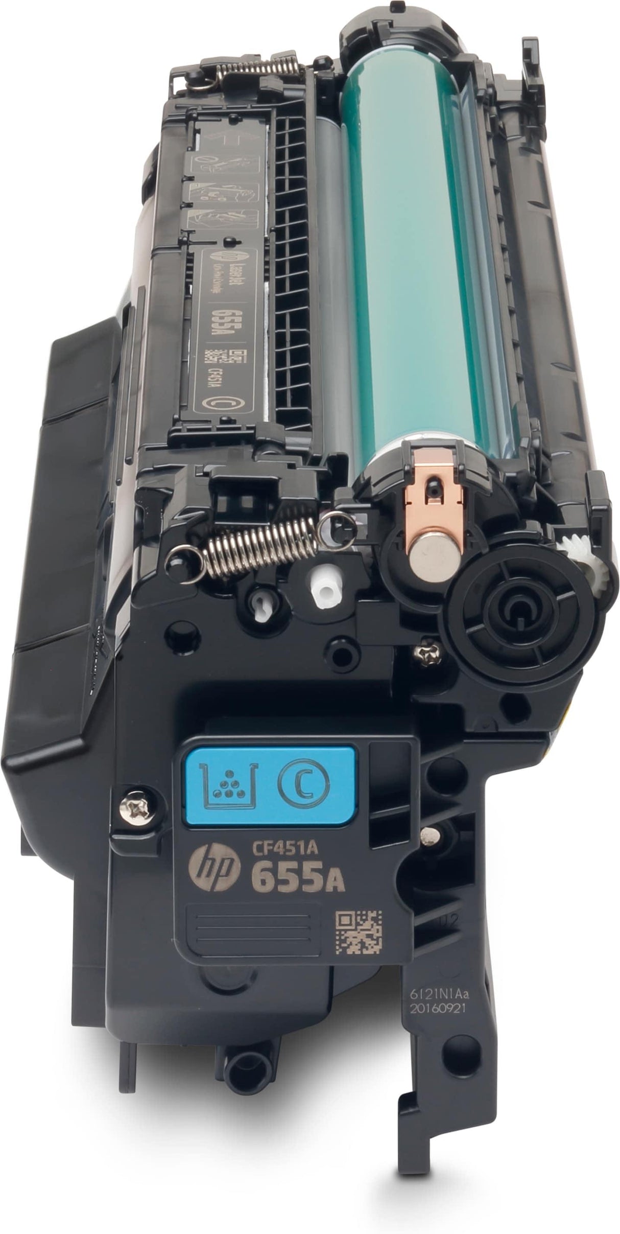 HP 655A Cyan Original LaserJet Toner Cartridge (CF451A)