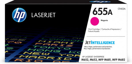 HP 655A Magenta Original LaserJet Toner Cartridge (CF453A)