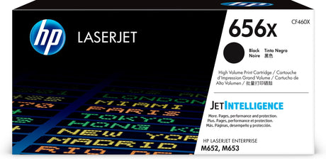 HP 656X High Yield Black Original LaserJet Toner Cartridge (CF460X)