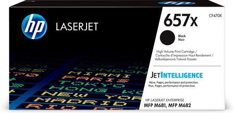 HP 657X High Yield Black Original LaserJet Toner Cartridge (CF470X)