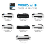HP 711B 38-ml Black DesignJet Ink Cartridge (3WX00A)