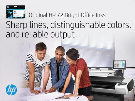 HP 72 130-ml Cyan DesignJet Ink Cartridge (C9371A)