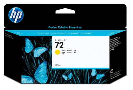 HP 72 130-ml Yellow DesignJet Ink Cartridge (C9373A)