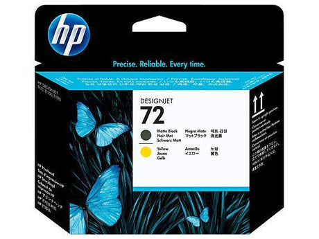 HP 72 Matte Black and Yellow Printhead (C9384A)