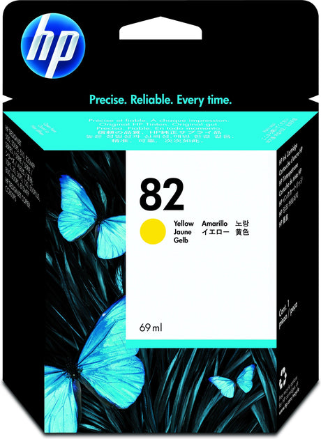 HP 82 69-ml Yellow DesignJet Ink Cartridge (C4913A)