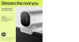 HP 960 4K Streaming Webcam (695J6AA)