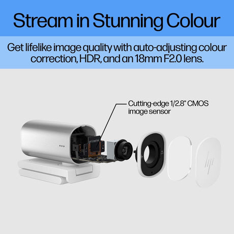 HP 960 4K Streaming Webcam (695J6AA)