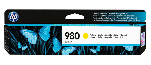 HP 980 Yellow Original Ink Cartridge (D8J09A)