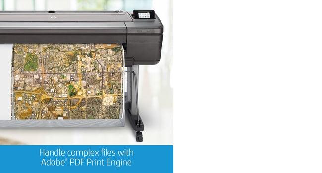 HP DesignJet Z6dr 44-in PostScript Printer with V-Trimmer (T8W18A)