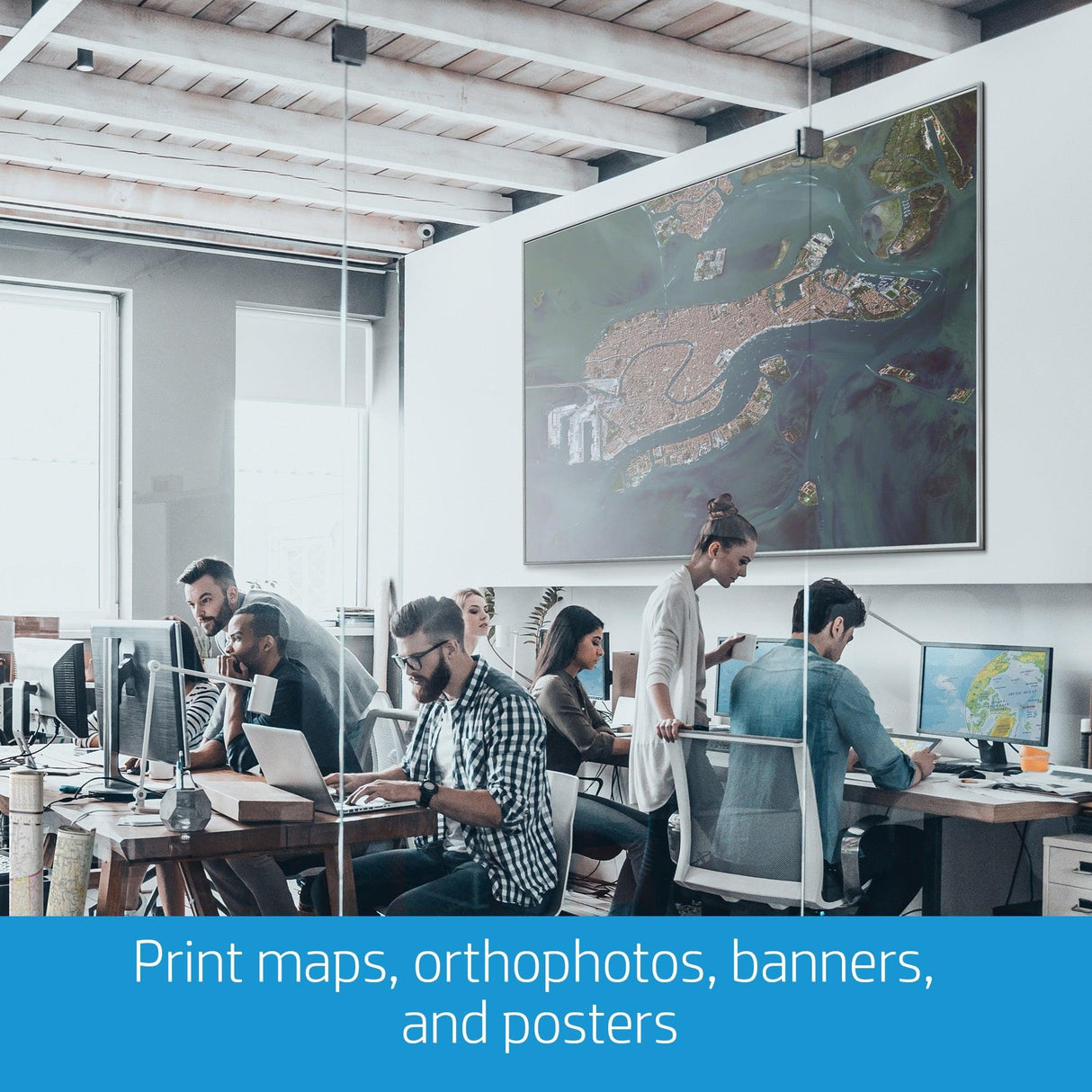 HP DesignJet Z6dr 44-in PostScript Printer with V-Trimmer (T8W18A)