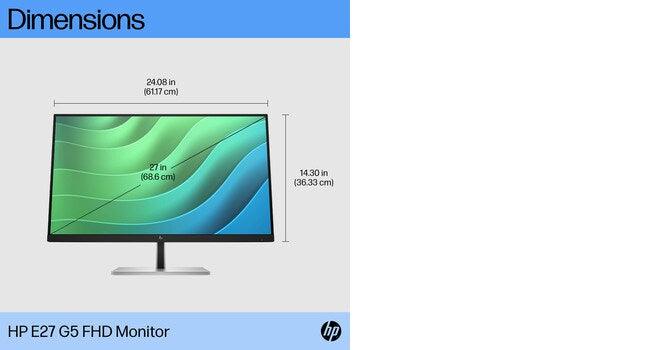 HP E27 G5 FHD Monitor (6N4E2AA)