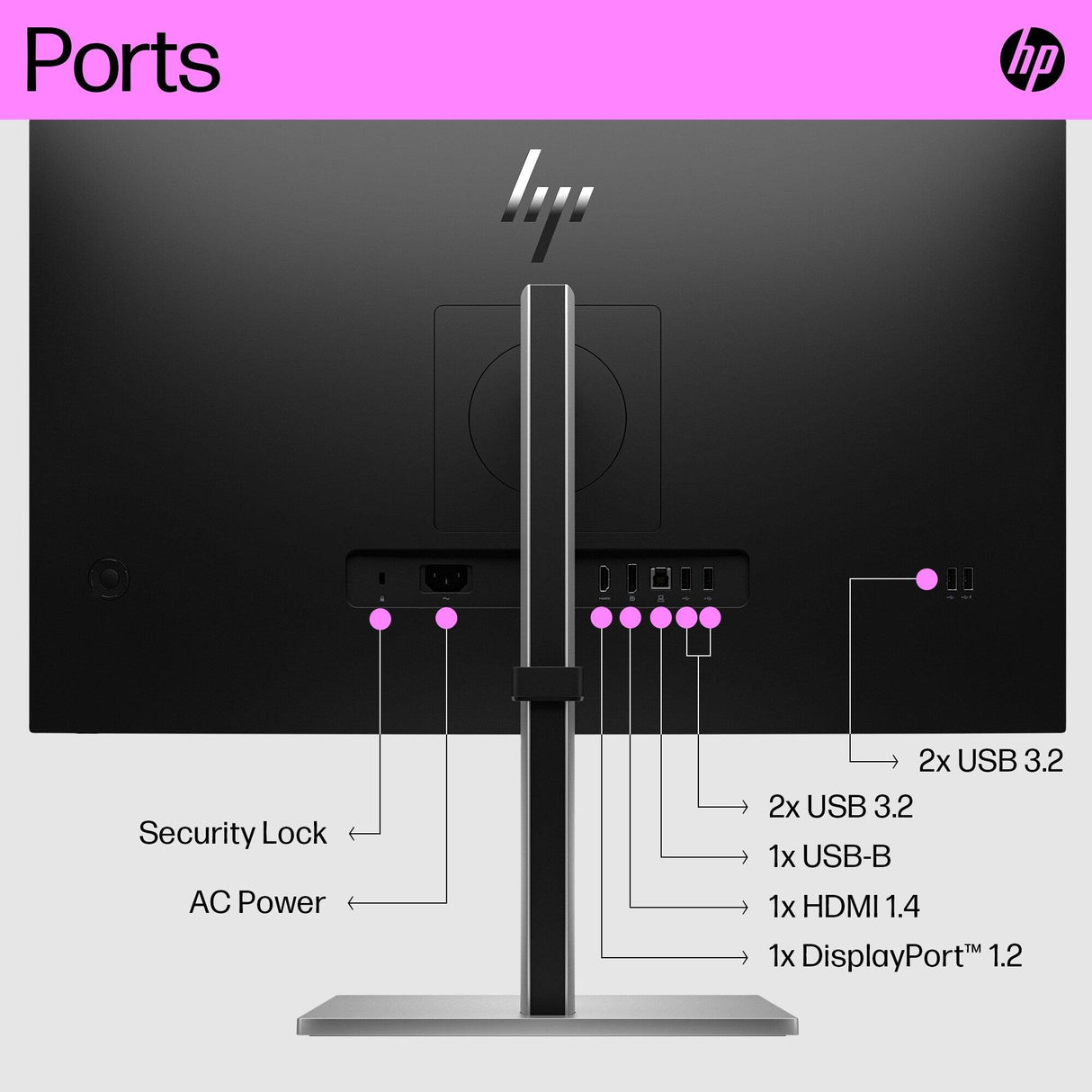 HP E27q G5 QHD Monitor (6N6F2AA)