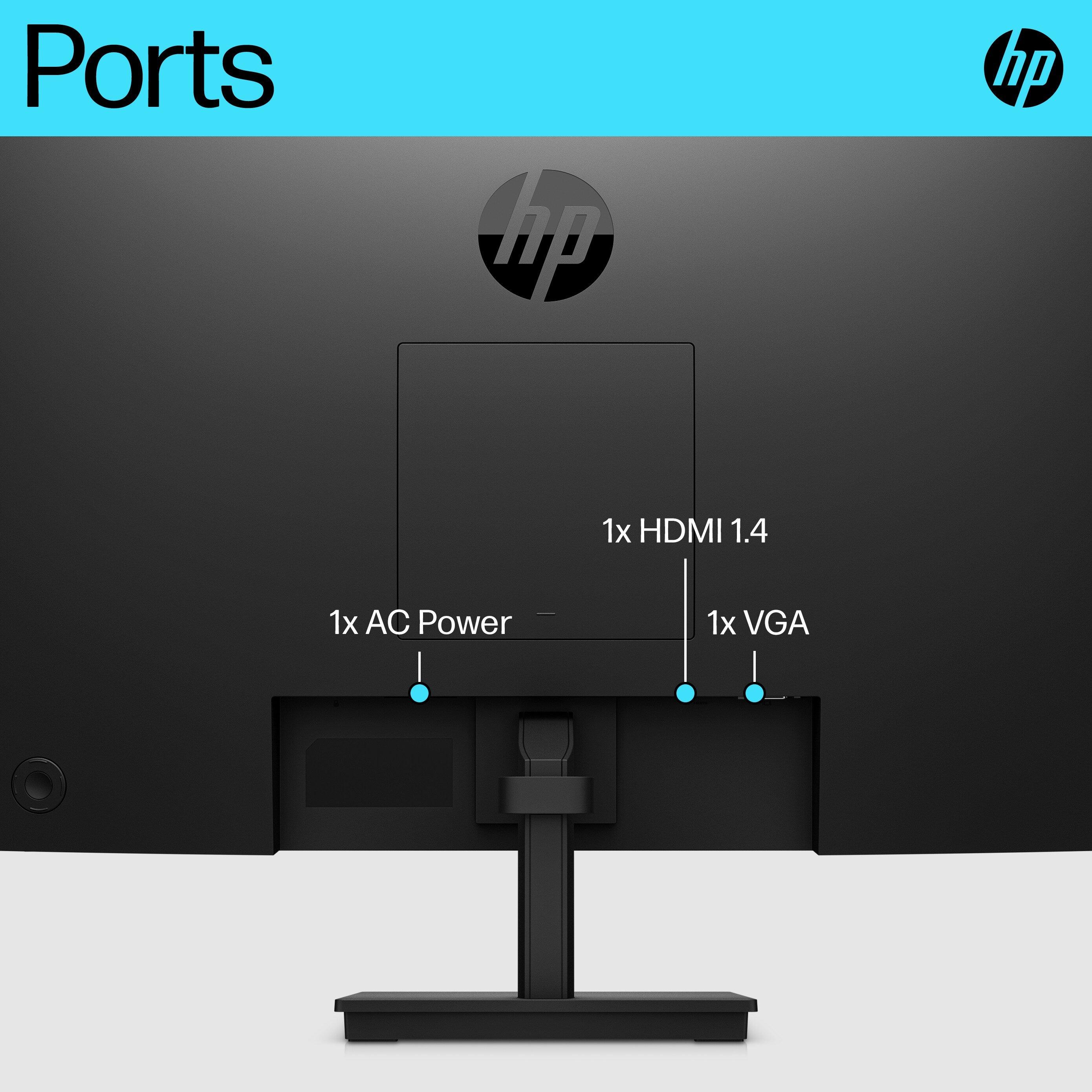 HP P24 G5 FHD monitor 2枚 Hp P24v G5 Monitor 23.8” FHD 16:9, 920x1080, VGA+HDMI Tilt