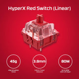 HP HyperX Alloy Origins 60 - Mechanical Gaming Keyboard - HX Red (US Layout) (4P5N4AA)