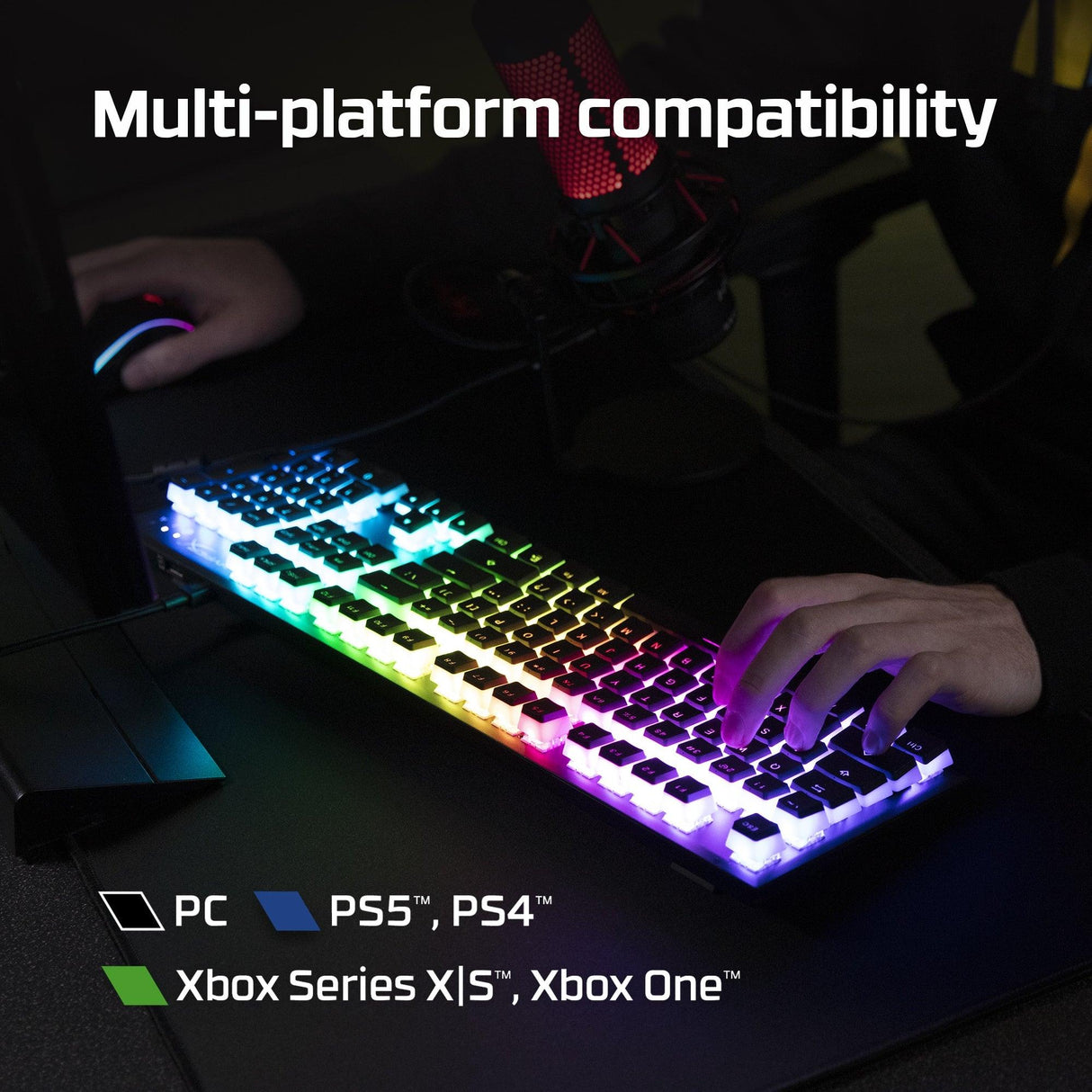 HP HyperX Alloy Origins 60 - Mechanical Gaming Keyboard - HX Red (US Layout) (4P5N4AA)