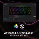 HP HyperX Alloy Origins 65 - Mechanical Gaming Keyboard - HX Aqua (US Layout) (56R64AA)