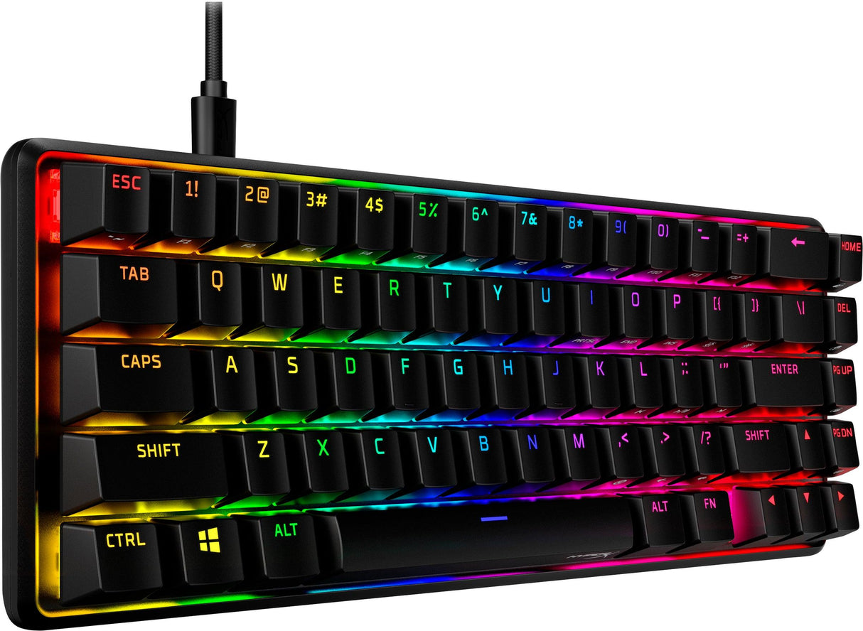 HP HyperX Alloy Origins 65 - Mechanical Gaming Keyboard - HX Aqua (US Layout) (56R64AA)