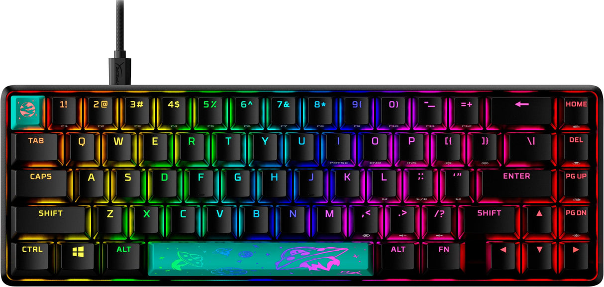 HP HyperX Alloy Origins 65 - Mechanical Gaming Keyboard - HX Aqua (US Layout) (56R64AA)