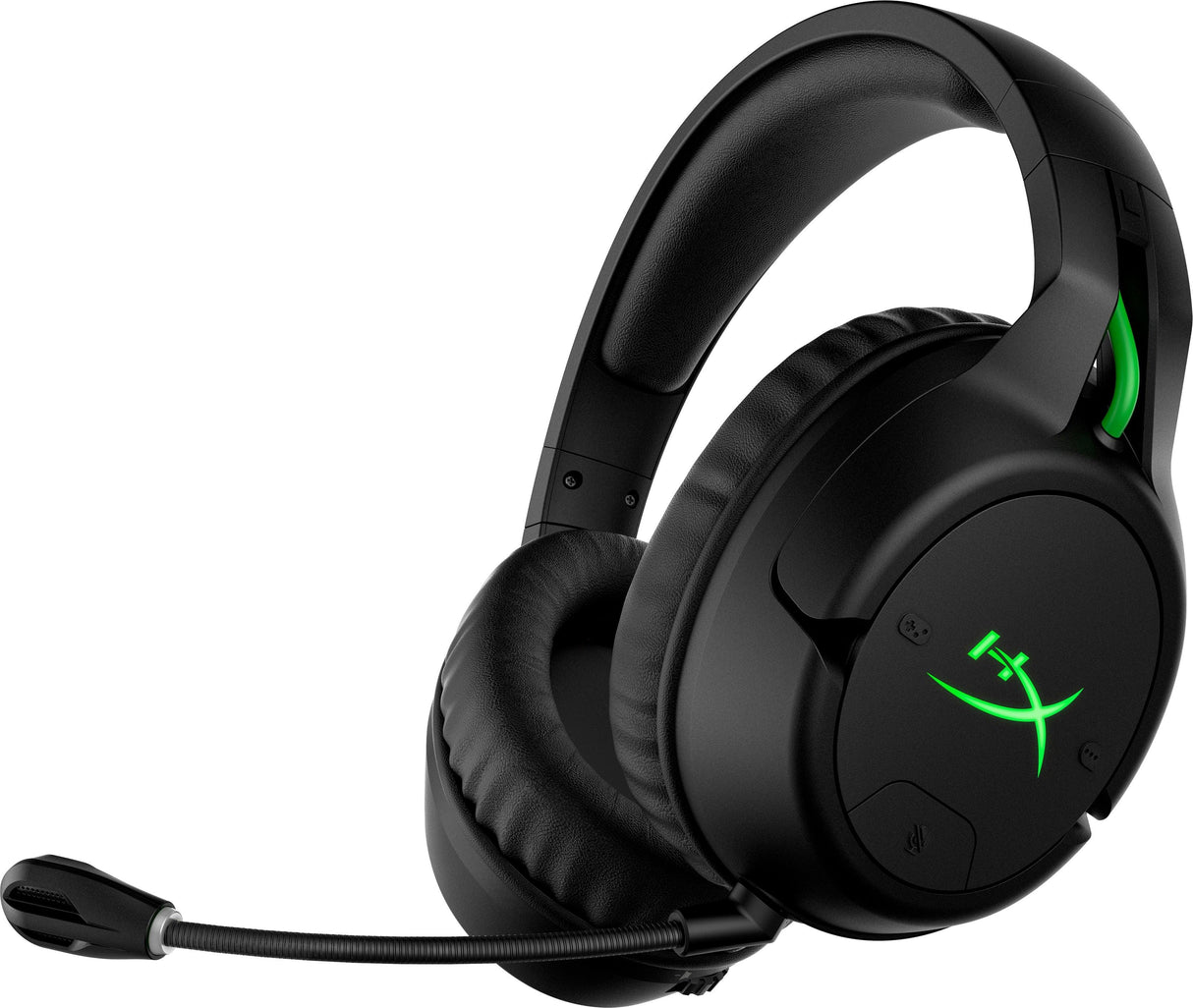 HP HyperX CloudX Flight - Wireless Gaming Headset (Black-Green) - Xbox (4P5J6AA)