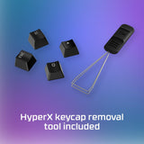 HP HyperX Full key Set Keycaps - PBT (Black) (519P1AA)