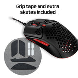 HP HyperX Pulsefire Haste - Gaming Mouse (Black-Red) (4P5E3AA)