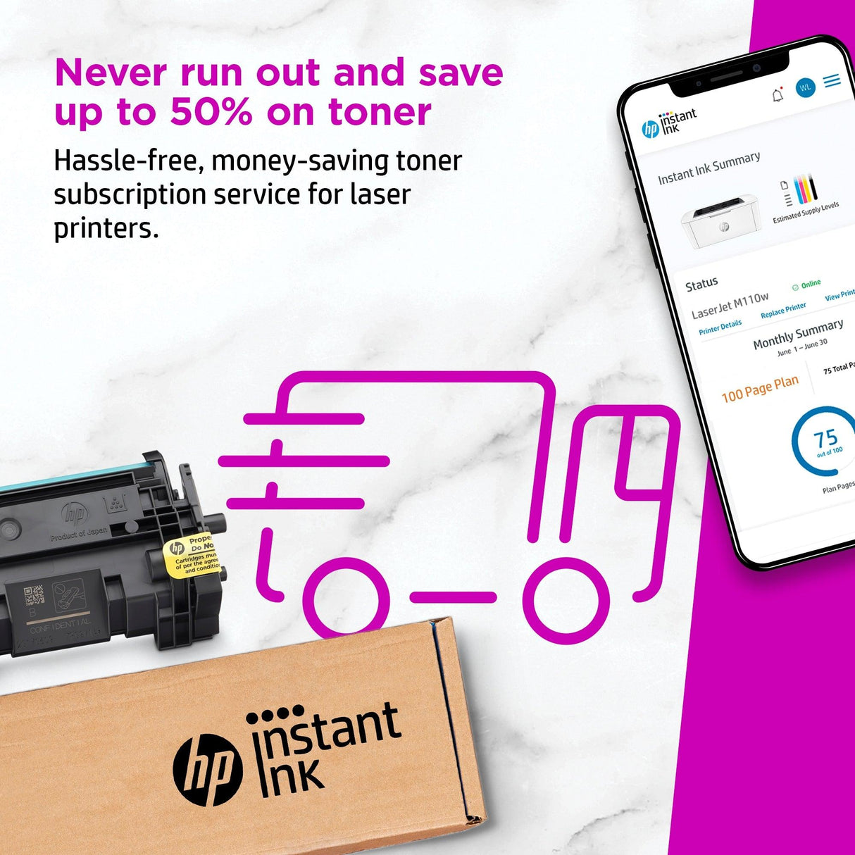 HP LaserJet M110w Printer (7MD66F)