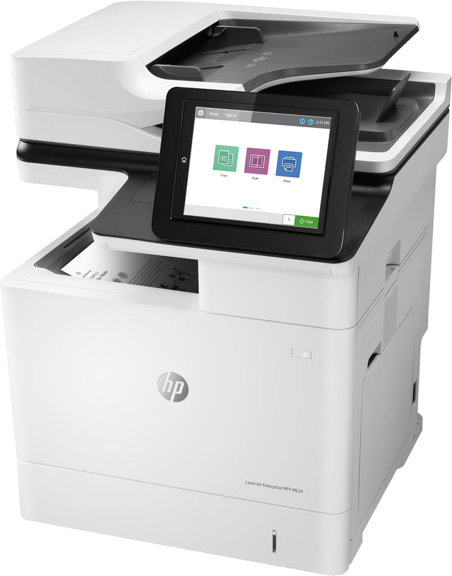 HP LJ ENT M634DN MONO MFP A4, 52PPM, 1200X1200DPI, DUPLEX, NETWORK, FAX, 1YR