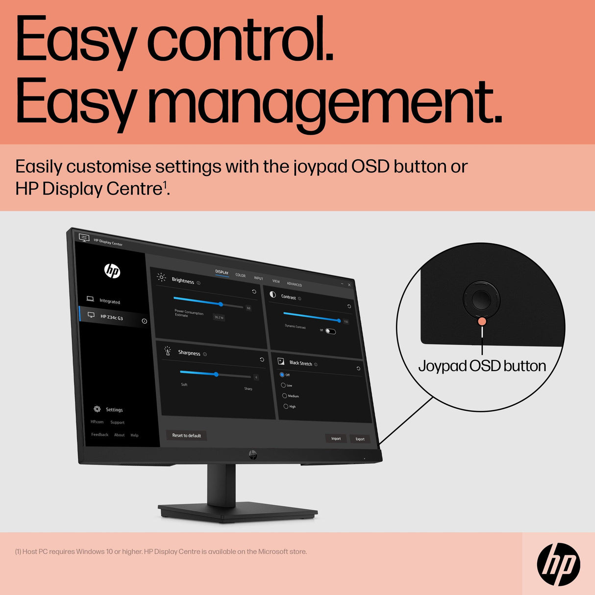 HP P24 G5 FHD Monitor (64X66AA)