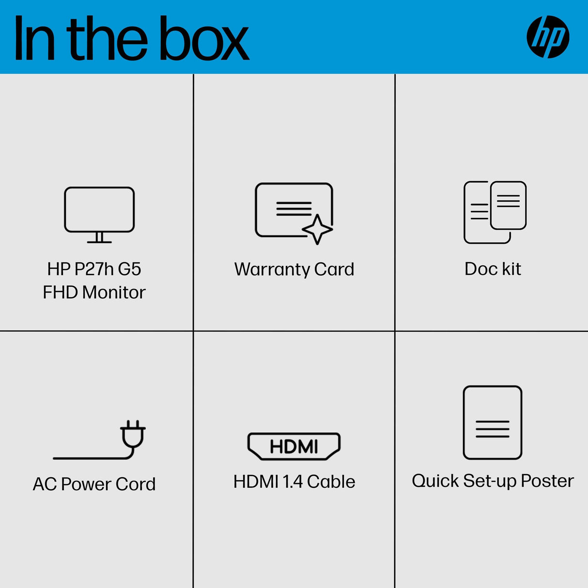 HP P27h G5 FHD Monitor (64W41AA)